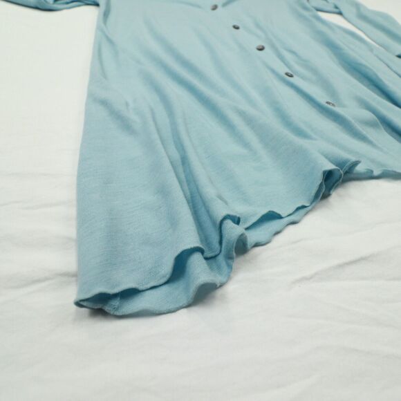 J.Jill‎ Long Sleeve Blue Button Front Lightweight Knit Cardigan Size Petite M - Picture 5 of 10